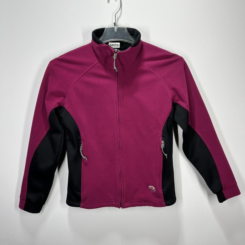 Mountain Hardware Womens Jacket Size 8 Pink Long Sleeve Fleece Outdoor Full Zip - Picture 4 of 9